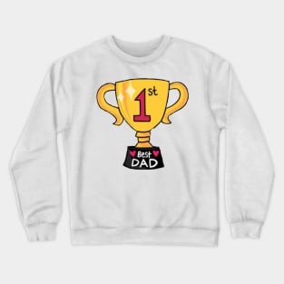 worlds best dad Crewneck Sweatshirt